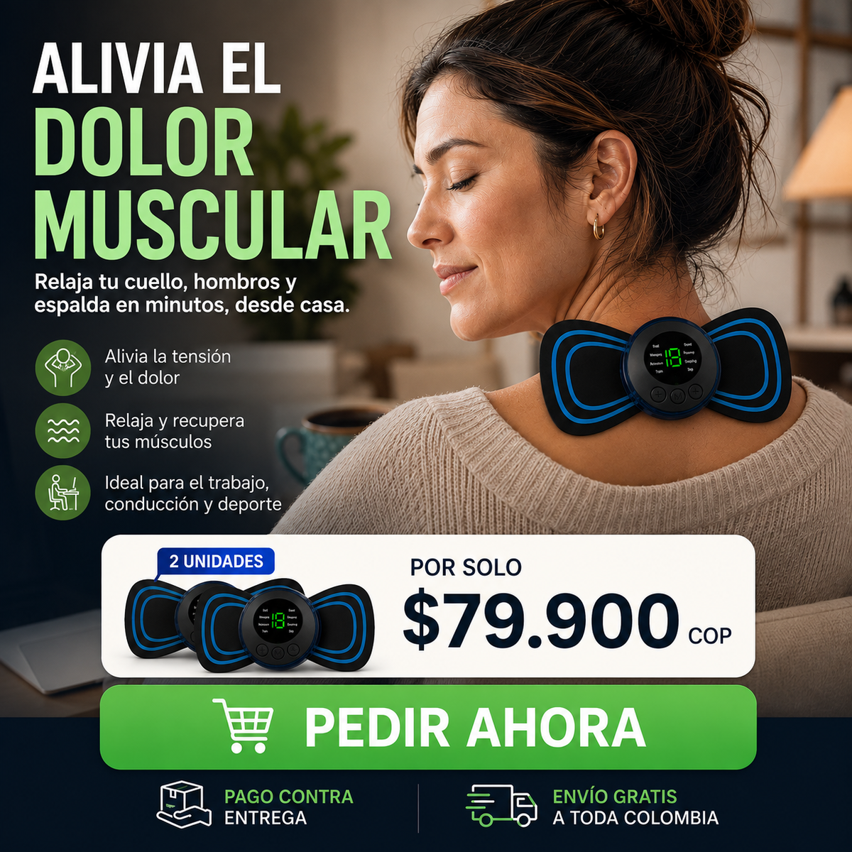 Masajeador EMS - Alivio profesional