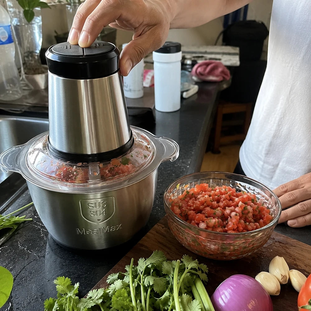 MealMax 3L — Pica Carne, Verduras y Condimentos en Segundos
