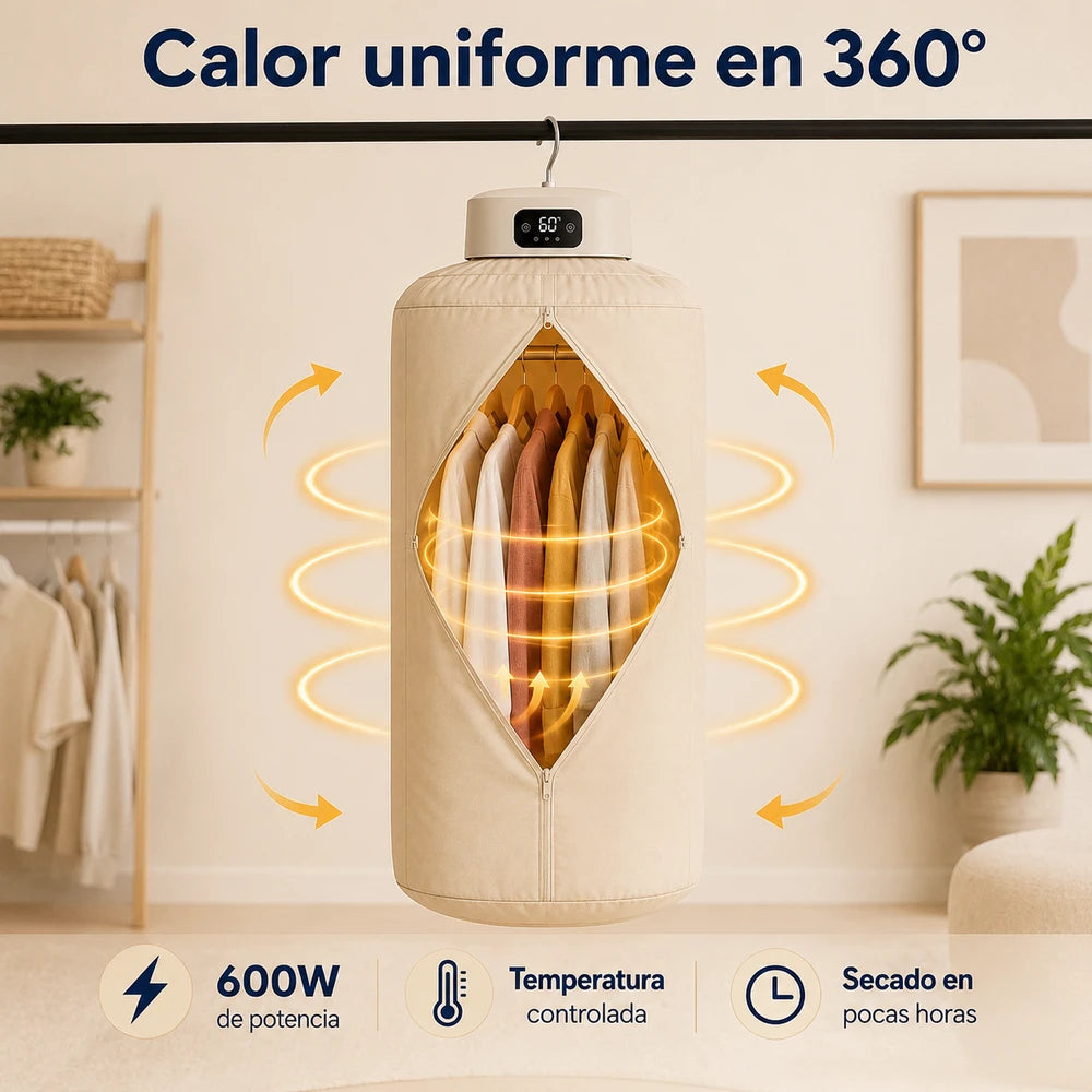 Secadora de Ropa Portátil Plegable