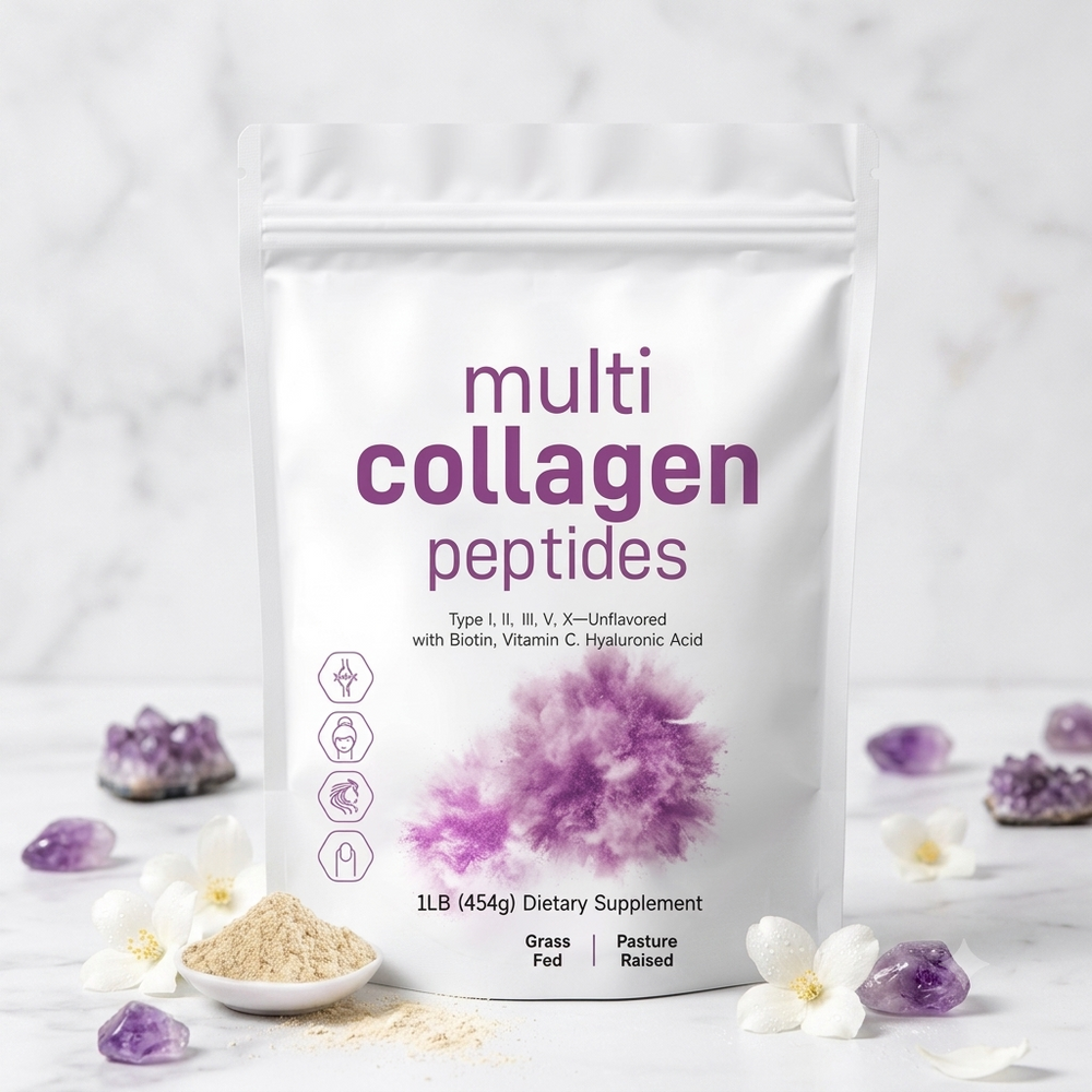 Colágeno Multifuente con Biotina y Ácido Hialurónico