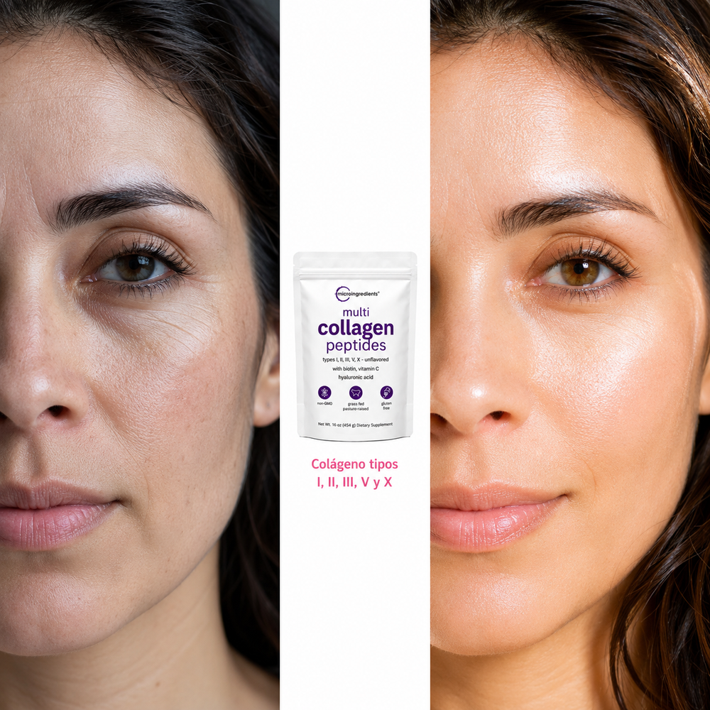 Colágeno Multifuente con Biotina y Ácido Hialurónico