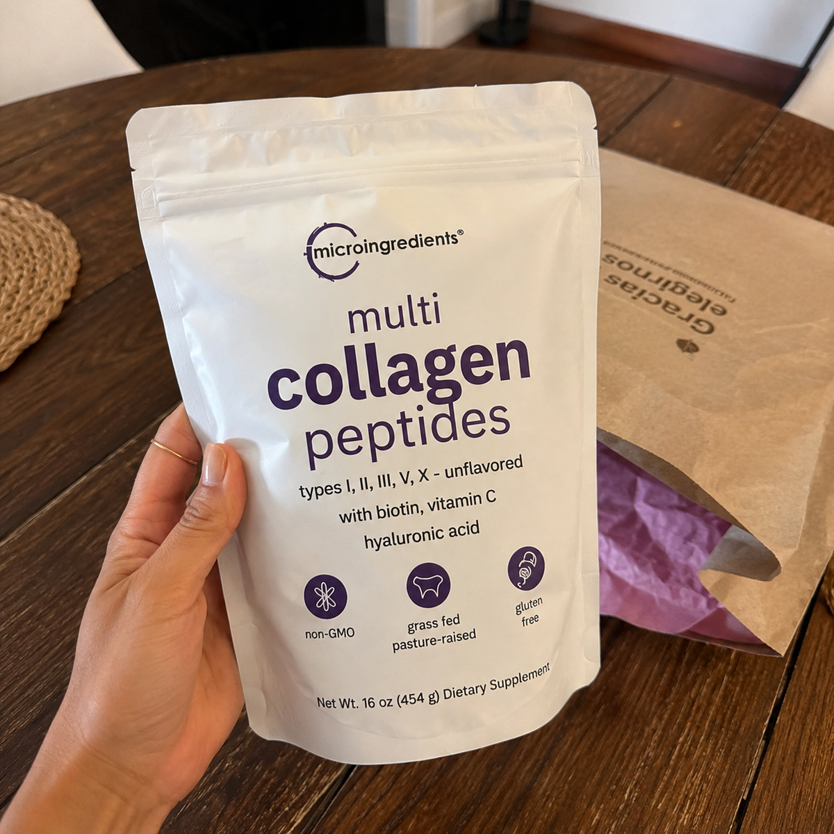 Colágeno Multifuente con Biotina y Ácido Hialurónico